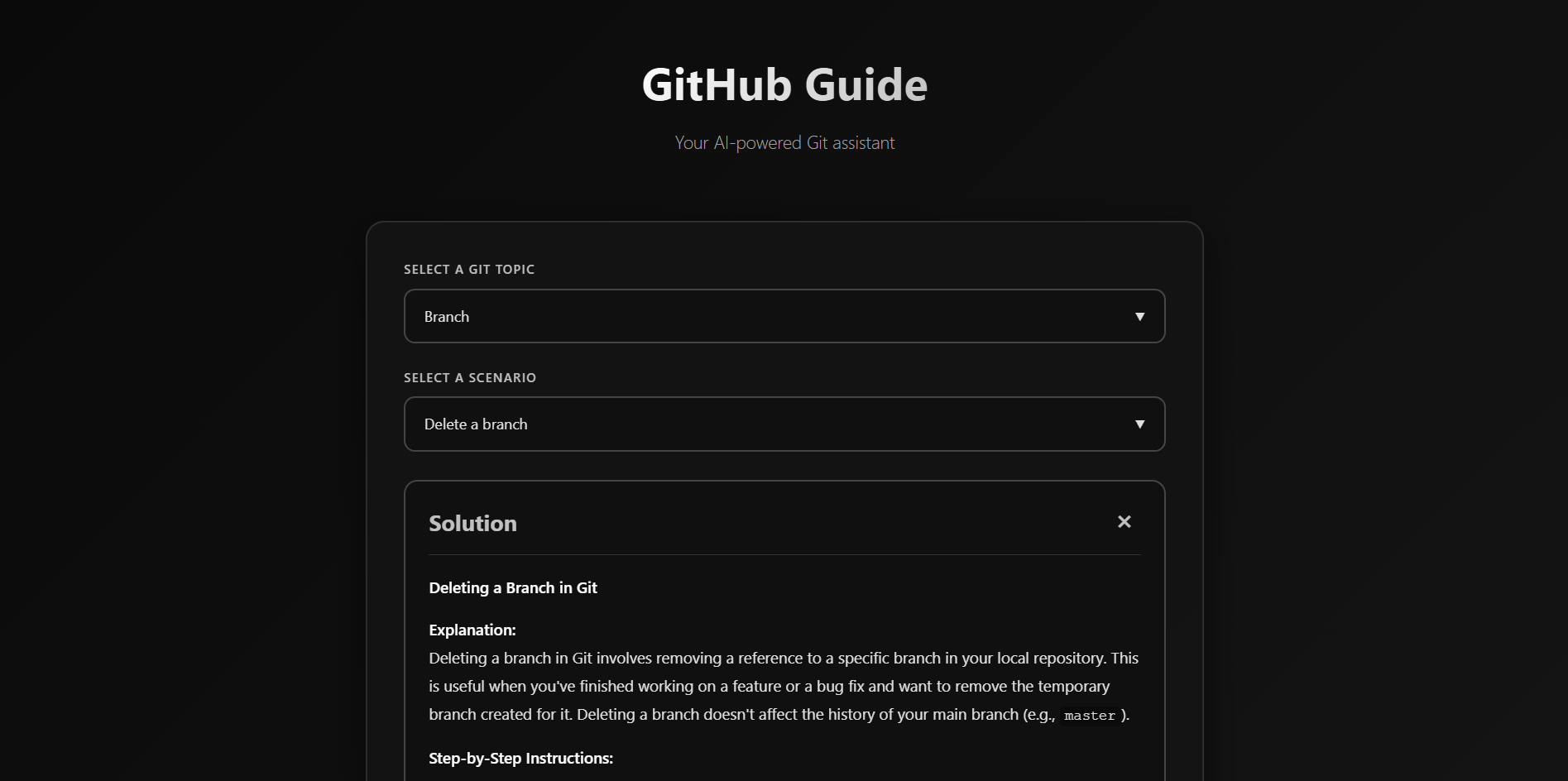 GitHub Guide